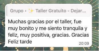 Testimonio de una mujer que vivió el proceso